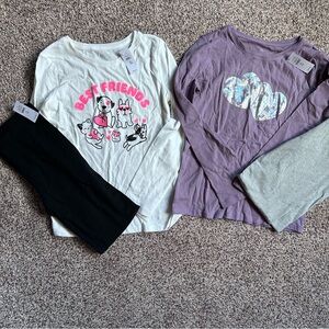 NWT Girls Gap Kids XL Size 12 long sleeve and leggings bundle